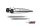 MIVV HR-1 Edelstahl (Full black) HARLEY DAVIDSON CVO ROAD-STREET GLIDE-ULTRA 24-