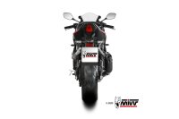 MIVV Komplettanlage AK-1 Edelstahl schwarz HONDA CBR 650 R 24-26