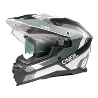 ONeal D-SRS Helmet NOMAD black/white/gray   ECE22.06