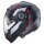 Caberg Helm Duke Evo Move matt-gun metallic/schwarz-rot