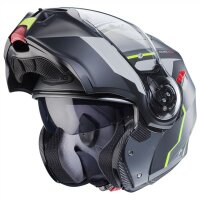Caberg Helm Duke Evo Move matt-gun metallic/schwarz-fluo-gelb