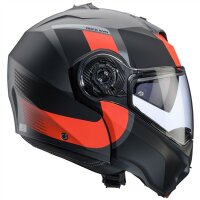 Caberg Helm Duke Evo Indy matt-gun metallic/schwarz-rot