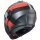 Caberg Helm Duke Evo Indy matt-gun metallic/schwarz-rot