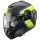Caberg Helm Duke Evo Indy matt-gun metallic/schwarz-fluo-gelb