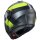 Caberg Helm Duke Evo Indy matt-gun metallic/schwarz-fluo-gelb