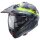 Caberg Helm Tourmax X Sarabe matt-gun metallic/schwarz-fluo-gelb