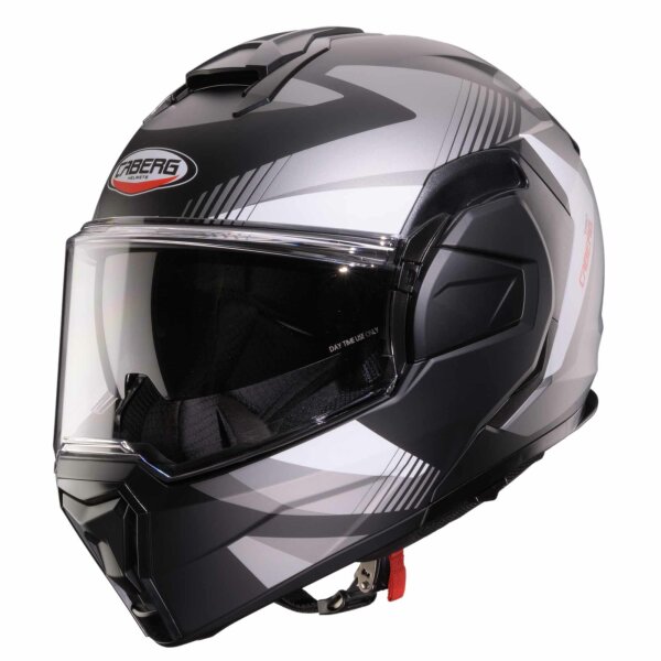 Caberg Helm Trip Lunar matt-schwarz/grau-weiß