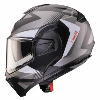 Caberg Helm Trip Lunar matt-schwarz/grau-weiß