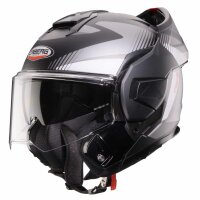 Caberg Helm Trip Lunar matt-schwarz/grau-weiß