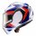 Caberg Helm Trip Lunar weiß/blau-rot