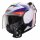Caberg Helm Trip Lunar weiß/blau-rot