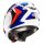 Caberg Helm Trip Lunar weiß/blau-rot