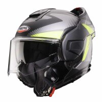 Caberg Helm Trip Lunar matt-schwarz/grau-fluo-gelb