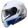 Caberg Helm Levo X Elite weiß/blau-rot