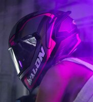 Caberg Helm Avalon X Optic matt-schwarz/grau-Fuchsia