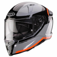 Caberg Helm Avalon X Pure grau/schwarz-fluo-rot