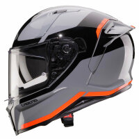 Caberg Helm Avalon X Pure grau/schwarz-fluo-rot
