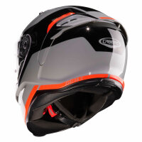 Caberg Helm Avalon X Pure grau/schwarz-fluo-rot