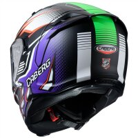 Caberg Helm Avalon X Gurkha matt-schwarz/orange-grün-lila