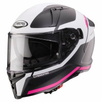 Caberg Helm Avalon X Pure matt-schwarz/weiß-fluo-Fuchsia