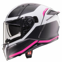 Caberg Helm Avalon X Pure matt-schwarz/weiß-fluo-Fuchsia