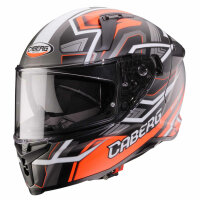 Caberg Helm Avalon X Brama matt-schwarz/fluo-rot-anthrazit