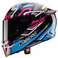 Caberg Helm Avalon X Brama schwarz/hellblau-fluo-gelb-Fuchsia