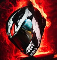 Caberg Helm Avalon X Punk matt-grau/schwarz-rot