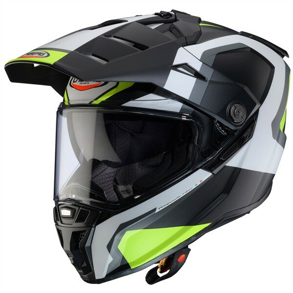Caberg Helm Tanami Scram matt-schwarz/grau-fluo-gelb