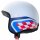 Caberg Helm Freeride X Daytona matt-weiß/blau-rot