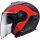 Caberg Helm Soho Milano matt-schwarz/rot