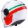 Caberg Helm Soho Zephyr Italia weiß/grün-rot