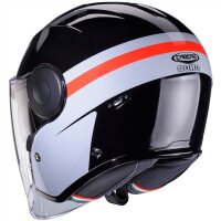 Caberg Helm Soho Zephyr schwarz/grau-rot