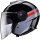 Caberg Helm Soho Zephyr schwarz/grau-rot