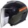 Caberg Helm Soho Zephyr matt-schwarz/grün-orange