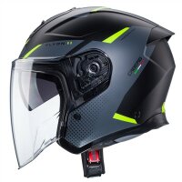 Caberg Helm Flyon II Boss matt-schwarz/grau-fluo-gelb