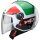 Caberg Helm Riviera V4 X Alpha Italia weiß/rot-grün
