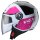 Caberg Helm Riviera V4 X Alpha weiß/schwarz-Fuchsia