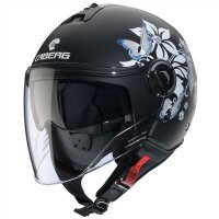 Caberg Helm Riviera V4 X Mia matt-schwarz/weiß-grau-hellblau