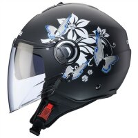 Caberg Helm Riviera V4 X Mia matt-schwarz/weiß-grau-hellblau