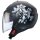 Caberg Helm Riviera V4 X Mia matt-schwarz/weiß-grau-hellblau