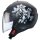 Caberg Helm Riviera V4 X Mia matt-schwarz/weiß-grau-hellblau