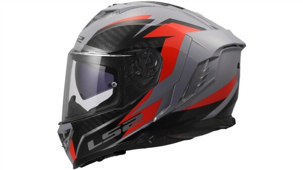 LS2 Integralhelm FF818 Storm III Dynamo grau / rot