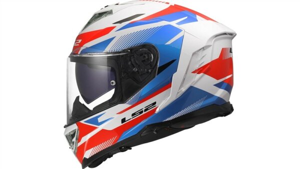 LS2 Integralhelm FF818 Storm III Komai weiß / blau / rot