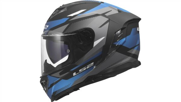 LS2 Integralhelm FF818 Storm III Komai schwarz matt / blau