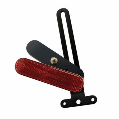 Reflektor-Set "Classic " | rot | abgerundet mit Halter L | 100 x 24 x 8mm | 3M | E-geprüft