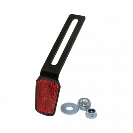 Reflektor-Set "Shield" | rot | trapezform mit Halter M | 28 x 110 x 4,7 mm | 3M | E-geprüft