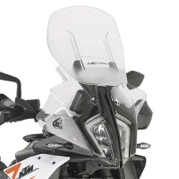 GIVI Airflow Windschild transparent, 370x490 mm (HxB) - für KTM 790 Adv / 890 Adv. (23-26)