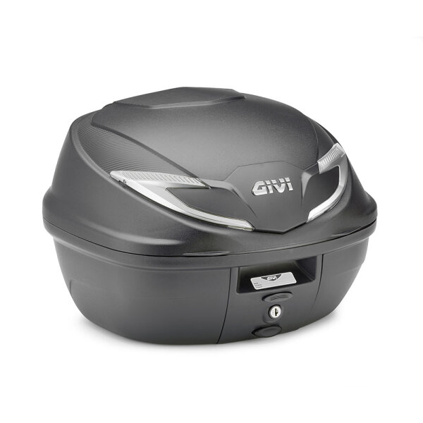 GIVI B39NT Monolock® Topcase mit Platte, Volumen 39 Liter, mit transparenten Reflektoren