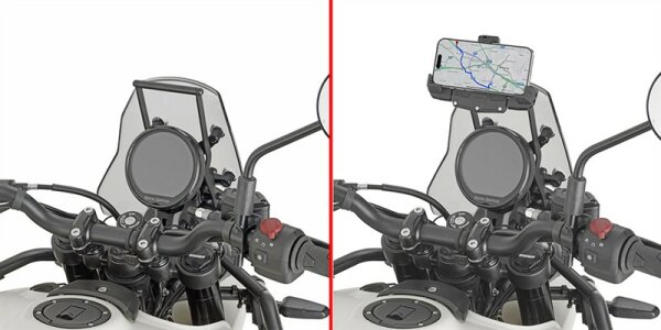 GIVI Querstange zur Montage am Windschild für Royal Enfield Himalayan 450 (24-26)